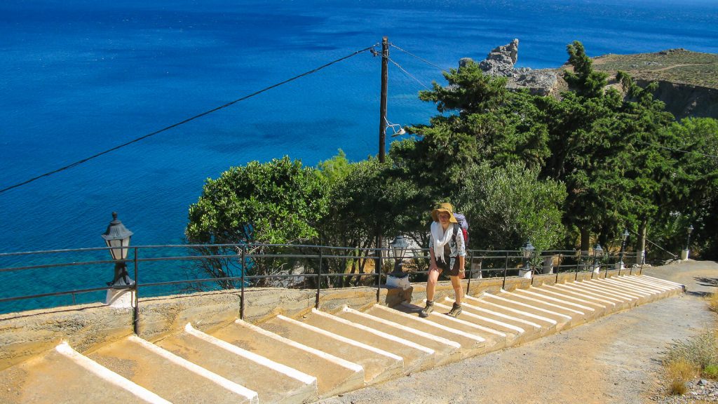 Agios Nikitas: 230 laiptelių iki paplūdimio. "Tie" laipteliai. Kreta, Graikija | Mano Kreta