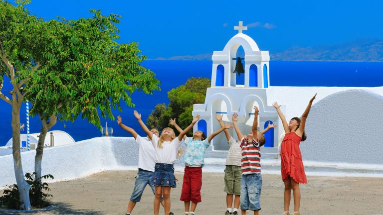 Į Santorinį su vaikais. Kreta, Graikija | Mano Kreta

